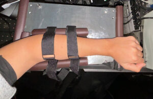 A photo of MIT's noninvasive glucose monitor device.