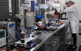 A photo of Med-Ally's production line in Goose Creek, South Carolina.