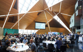 A photo of DeviceTalks Minnesota attendees at the University of Minnesota's McNamara Alumni Center in Minneapolis.