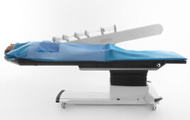 An image of Sentante's robotic bedside unit.