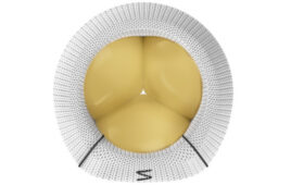 A photo of Triformis's sewing band designed for tricuspid valve replacement.