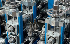 A photo from M&M International's South Korean stainless steel tubing manufacturing facility.