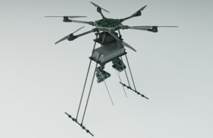 A concept design illustration of SS Innovation’s Vimana Aero drone