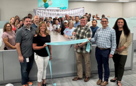 A photo of VitalPath's Maplewood team at the expanded facility's grand opening.