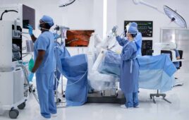 Johnson & Johnson MedTech's Ottava in a mock OR