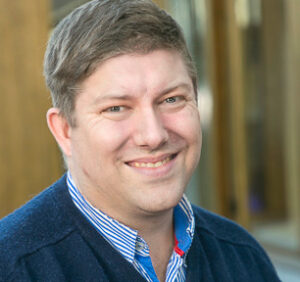 A photo of John O’Gorman, principal technology officer for cybersecurity and data analytics at S3 Connected Health.