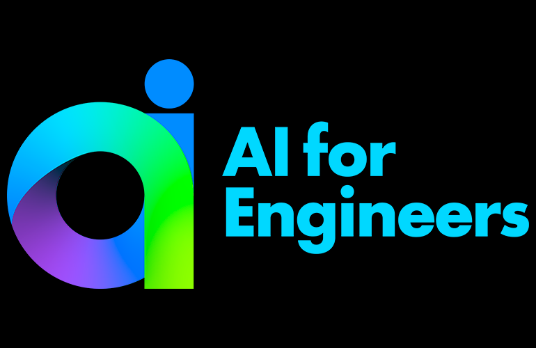 This is the logo of AI for Engineers which is part of Medical Design & Outsourcing's parent Arrowfly.