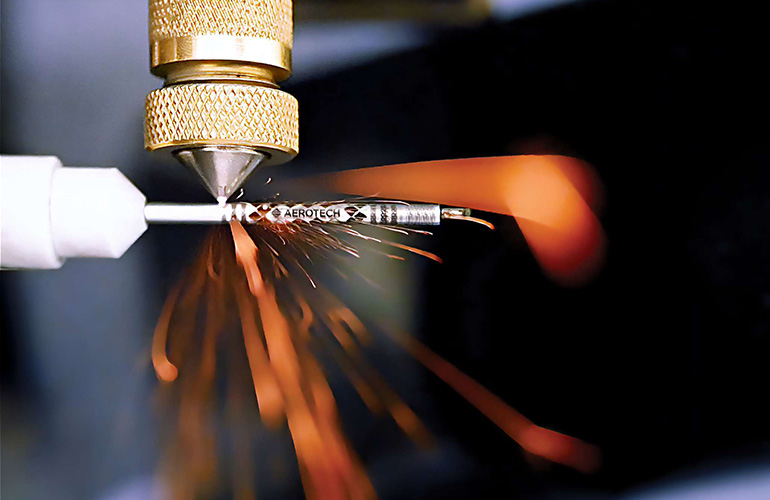 How Aerotech's new cylinder-lasering machine speeds medical device production