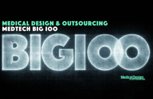 An image of the Medical Design & Outsourcing 2026 Medtech Big 100 ranking of the world's largest medical device companies by annual revenue.