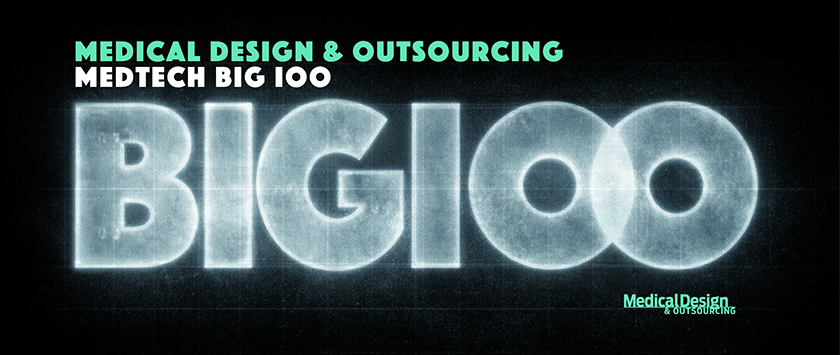 This is the 2026 logo of Medical Design & Outsourcing's Medtech Big 100.