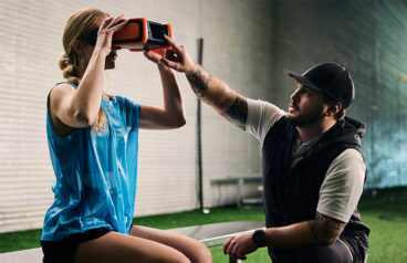 The SNAP test detects concussions in 90 seconds [Photo courtesy of Oculogica]